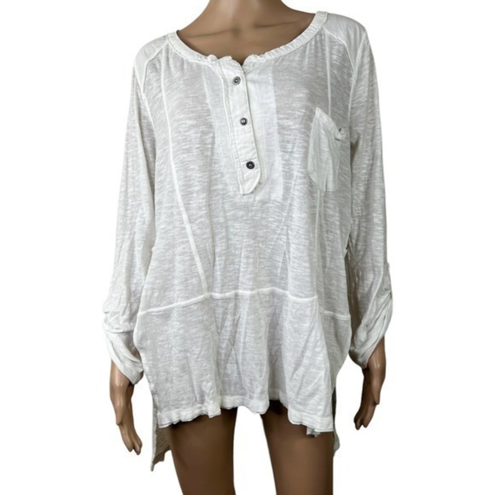 We The Free Stargazer Tree Women Top Blouse White Sz XS